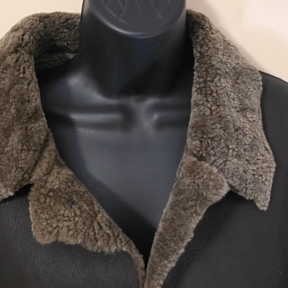 Bradley Brown Genuine Leather Shearling Size XL Unisex - Picture 4 of 9